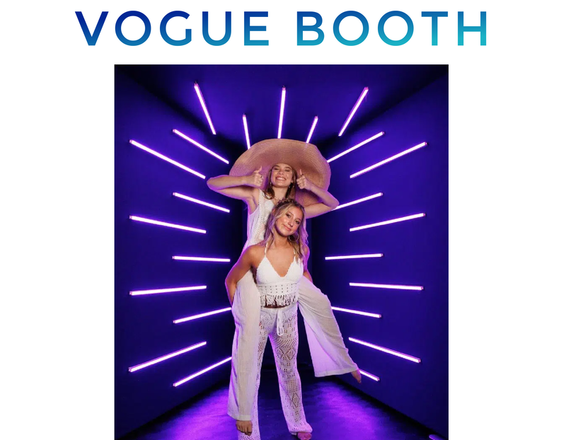 LED Backdrop Vogue Booth  Oceanside