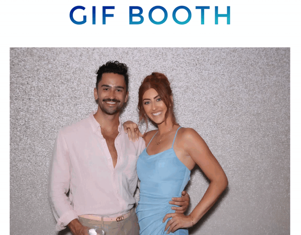 GIF Booth for a chula vista photo booth rental